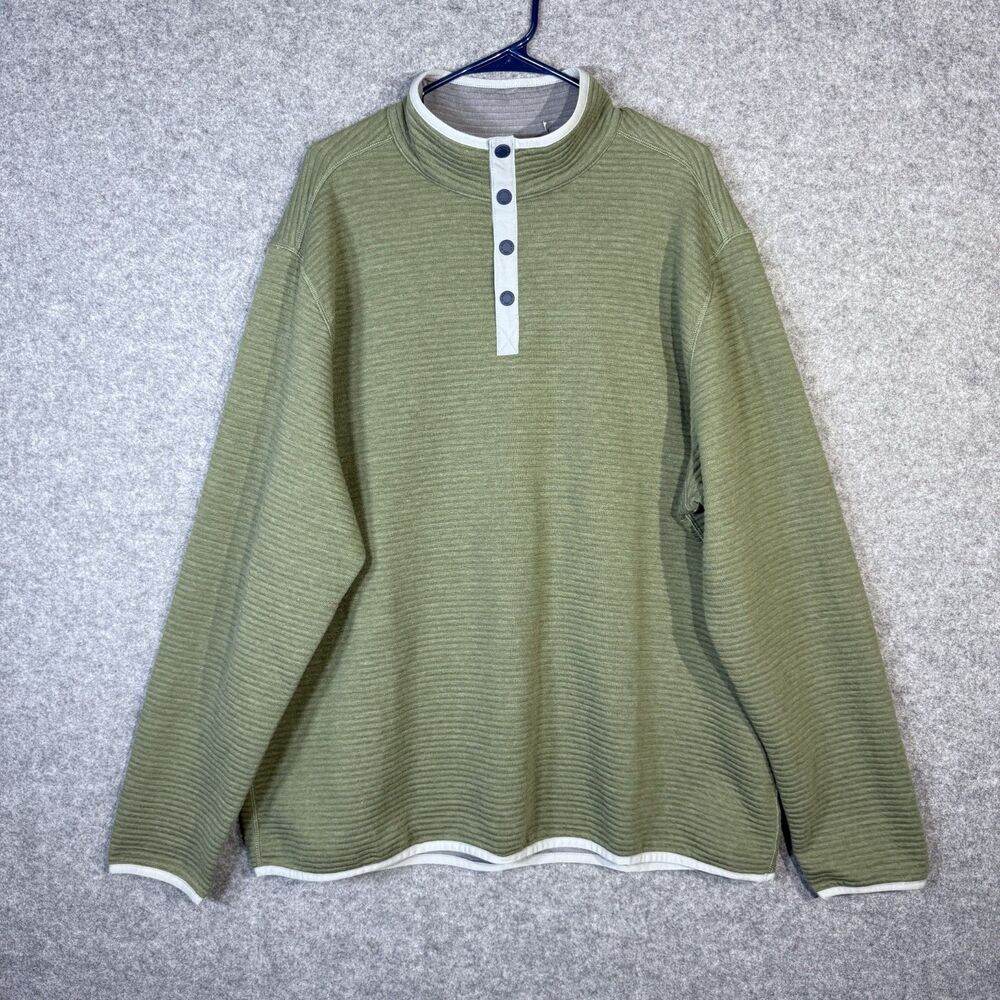 Southern Tide Rutland Reversible Heather Quarter Snap Size‎ XXL NEW $138